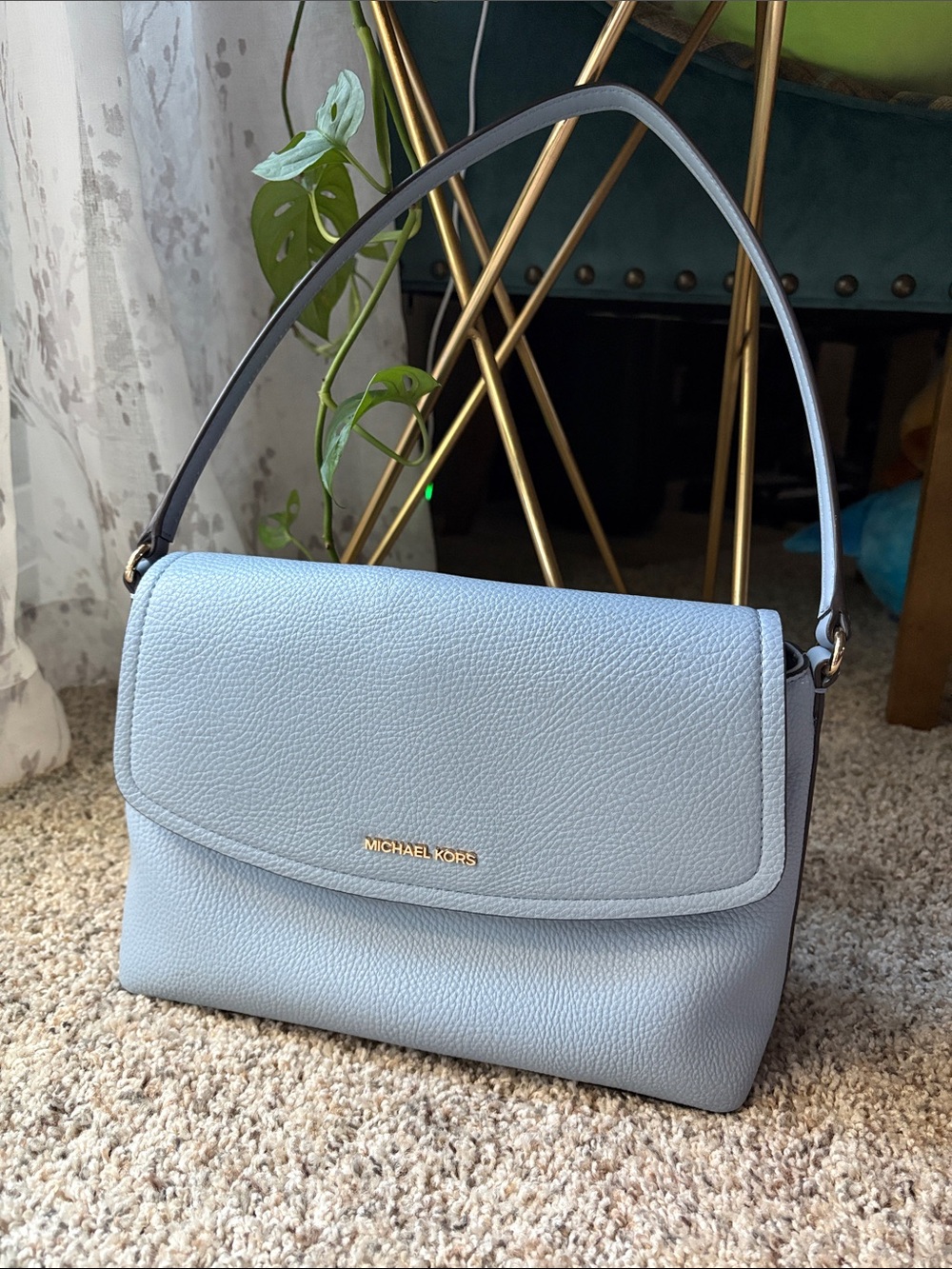 Michael Kors light Blue Shoulder Bag